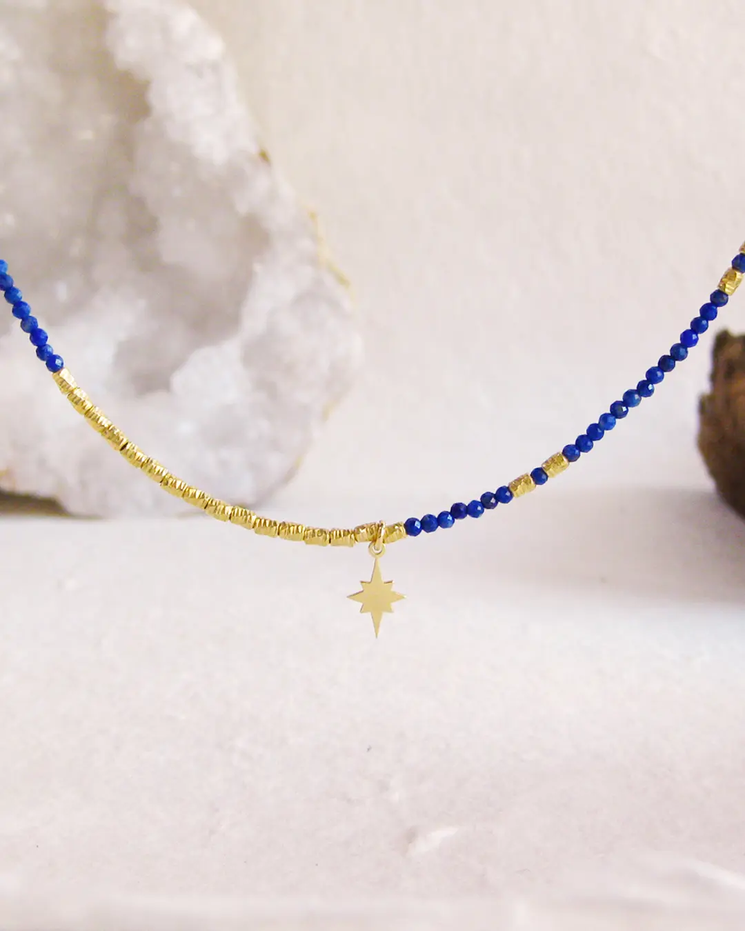 Collana Con Ciondolo Cuore In Lapislazzuli Blu E Argento 925: Eleganza Senza Tempo