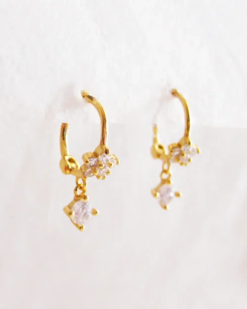 Orecchini Flowers in Argento 925